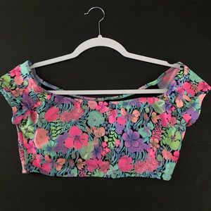 Victoria's Secret Cropped Halter Swim Top